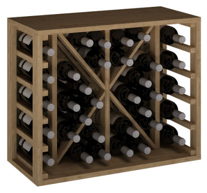 VinoWood 54 - 34  flessen/bouteilles - X