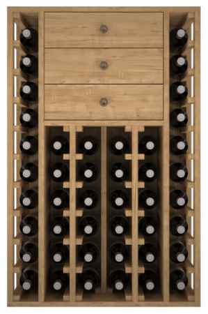 VinoWood 105 - 46 flessen/bouteilles - 3 trays